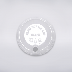종이컵 뚜껑- PET 투명 (아이스용) <br/>12,16온스 공용